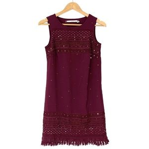 Chelsea & Violet Burgundy Dress Size S
